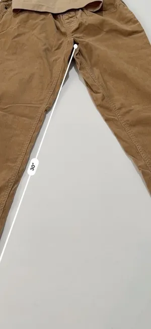 A Pea in the Pod Maternity Tan Brown Corduroy Pants with Secret Fit Belly Panel thumbnail 7