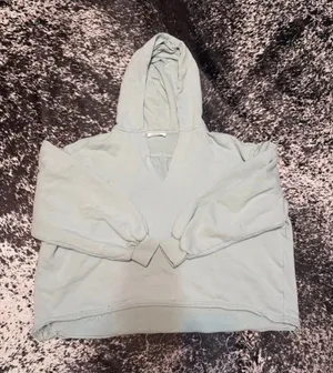 Zenana Oversized Cropped Hoodie thumbnail 1