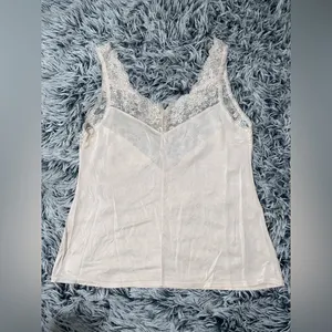 Lace Trim White/cream Camisole thumbnail 7