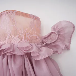 Pink tulle dress thumbnail 6