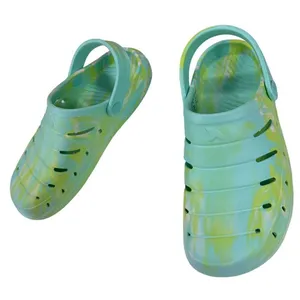 Rugged Shark Tie-die Green EVA Clogs Women’s Size 8 thumbnail 2