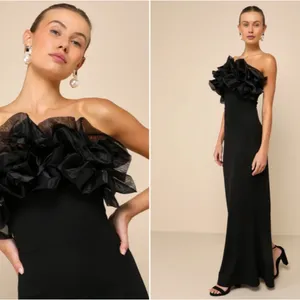 LULUS Prom Chic Wedding Holiday Sexy Elegant Vixen Sophisticated Cocktail Maxi thumbnail 2