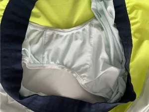 The North Face Colorblock Yellow Gray Athletic Shorts Women's Size XL thumbnail 6