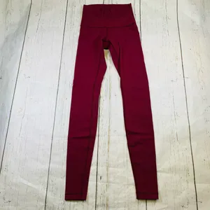 Lululemon Align Leggings Size 4 Garnet Burgundy thumbnail 3