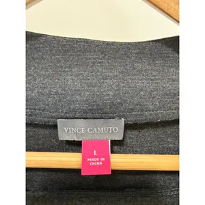 Vince Camuto Layered Look Mock Neck Tunic Top SzL thumbnail 5