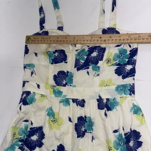 Y2K Vtg American Eagle Baby Doll Floral Sun Dress Prairie Preppy Coquette XS Nw thumbnail 8