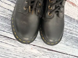 Dr. Martens CLEMENCY WOMEN'S SMOOTH LEATHER HEELED LACE UP BOOTS thumbnail 4