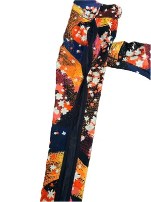 Free People FP Movement "Liza" Illusion Floral Leggings Women’s Size L thumbnail 5