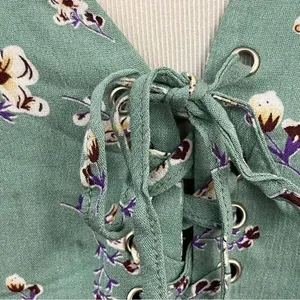 Showpo Secret Cure Mini Dress Mint floral 14 thumbnail 9