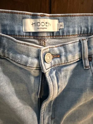 Hidden Jeans Light Wash Baggy Style Size 29 High Rise Relaxed Fit Denim thumbnail 2