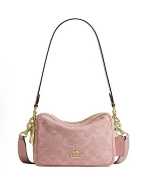 coach Mini Carey Crossbody Bag In Signature Denim cen19 thumbnail 1
