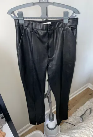 Abercrombie Curve Love Vegan Leather Pants thumbnail 1
