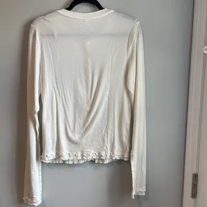 Free People Long Time Love Top, White/Black, Large - NWT thumbnail 4