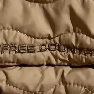 Women’s Free Country Quilted Vest With Faux Fur Lining Brown Tan Size Medium thumbnail 2