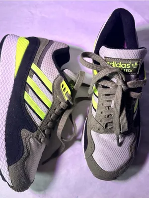 adidas women Ultra Tech Sneakers — White, Olive & Neon Yellow thumbnail 5