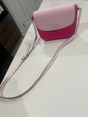 trina by Trina Turk Two Tone Pink Color Block Crossbody Purse Bag thumbnail 3