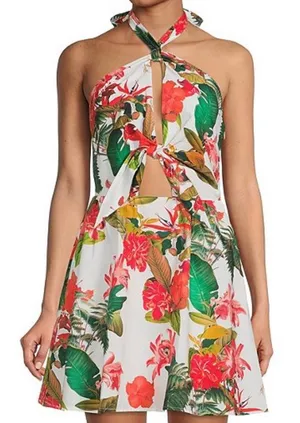 Floral Halter Dress thumbnail 1