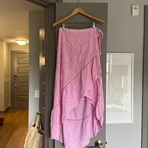 Young Fabulous & Broke Pink Eyelet High-Low Dress thumbnail 3