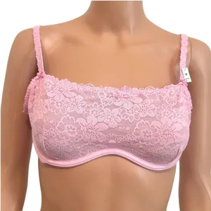 PINK Victoria’s Secret medium Wink unlined lace scoop bra BC3 3212 thumbnail 1