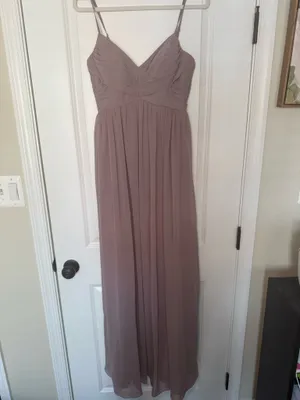 Azazie Bridesmaid Dress Chiffon Dusk thumbnail 3