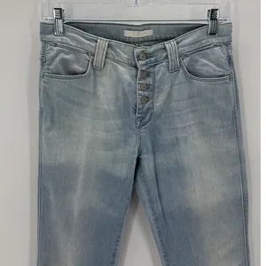 7 For All Mankind Dojo High Rise Flare Jeans button fly size 25 festival casual thumbnail 3
