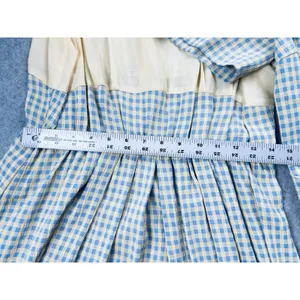 Vintage 90s Jessica Howard Gingham Dress Set Cottagecore Prairie 2pc Size 14 thumbnail 11