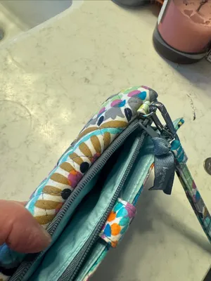 Vera Bradley Multicolor Quilted Floral Wristlet thumbnail 5