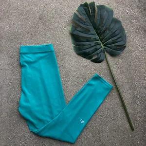 Alo Ribbed High Waist Blissful Leggings Size Large thumbnail 3