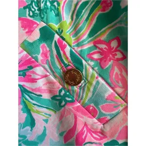 Lilly Pulitzer Madison Skort Hot On The Scene Size Small Floral Tropical Pink thumbnail 4