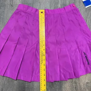 NWT VTG Reebok Hot Pink Tennis Skirt Athletic Sport‎ Pleated Mini Skater Small thumbnail 6