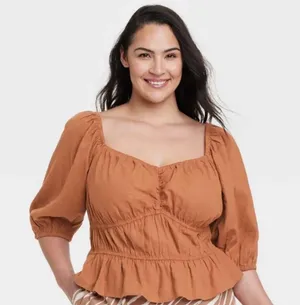 A New Day Puff Sleeve Top thumbnail 1