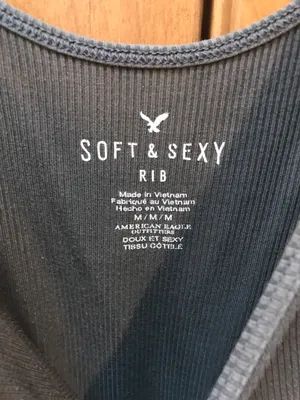 American Eagle Soft and Sexy Ribbed Tank Top thumbnail 3
