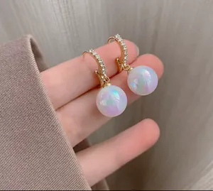 Pearl Earrings New fashion temperament earrings thumbnail 1