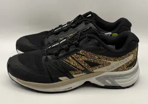 Salomon‎ XT Wings 2 Shoes Unisex Black Sneakers Women's 9 Men's 8 Hiking Trail thumbnail 1