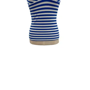 Boden Talamanca Striped Tankini Top Blue White‎ Twist Front UK 6 US 2 thumbnail 4