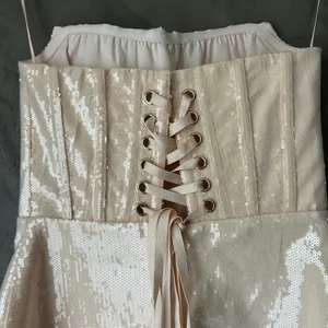 Altar'd State Pale Pink Jannika Sequin Mini Dress Size Small thumbnail 4