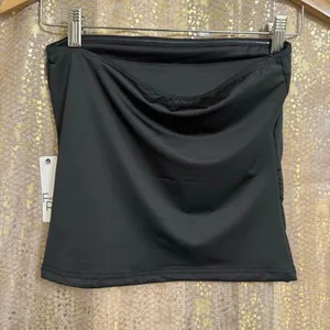 Faded Rose Black Silver Gold Studded Tube Top Small NWT thumbnail 2