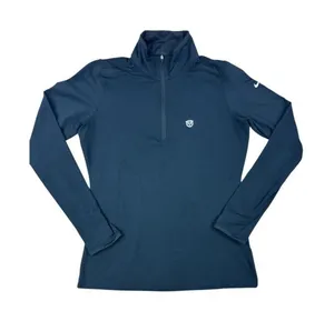 Nike Golf Dri-Fit 1/4 Zip‎ Pullover M Black Owl Logo Tour Performance Shirt thumbnail 1