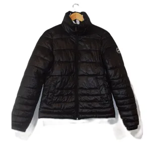 DKNY Sport Black Puffer Jacket Sorona Fill Quilted Stand Collar‎ Women Size S thumbnail 1