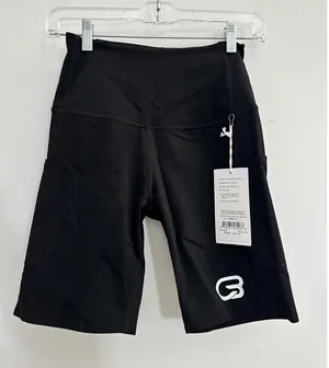 Tavi Stash & Dash Biker Shorts Ebony Black Medium Activewear Gym Hiking NWT thumbnail 1