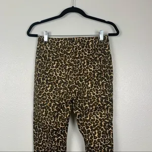 WE The‎ Free Belle Animal Print Cropped Skinny Jeans Sz 26 Leopard thumbnail 10
