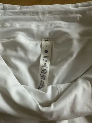 Lululemon Side-Pleat High-Rise Tennis Skirt White 6 thumbnail 6