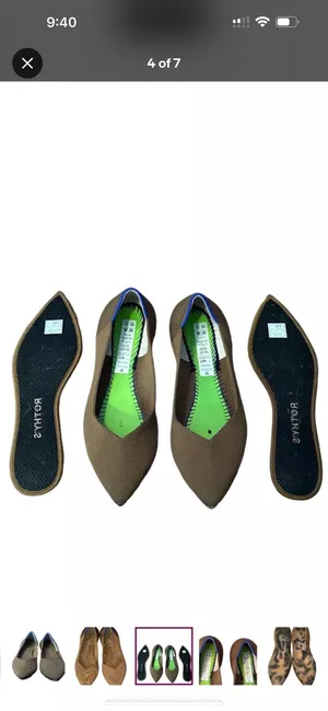 Rothy’s The Point Women’s Size 7 Pointed Toe Ballet Flats thumbnail 3