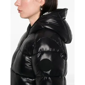 Save the Duck padded black puffer jacket ultra lite size small thumbnail 13