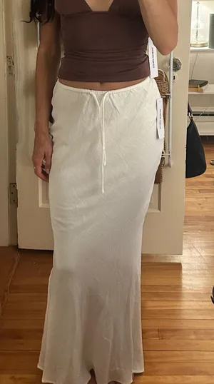 Princess Polly Linen Blend Maxi Skirt thumbnail 1
