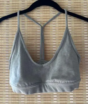 Alo Grey Sports Bra thumbnail 1