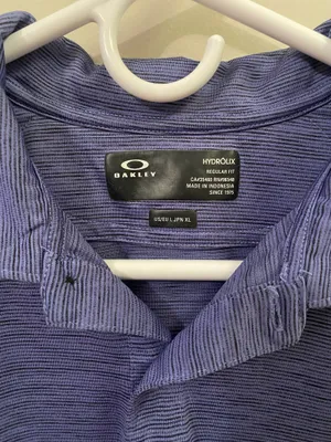 Oakley Men's Heathered Periwinkle Polo thumbnail 3