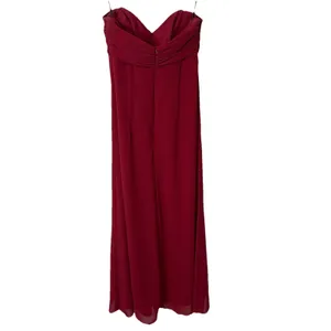 ALFRED SUNG Size 8 Claret Strapless Sweetheart Neckline Formal Cocktail Dress thumbnail 5