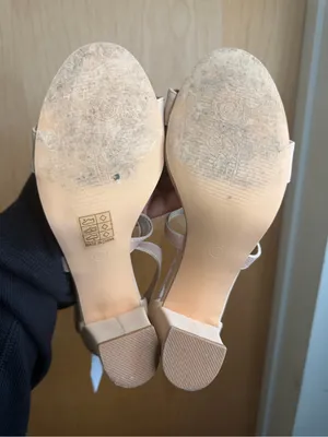 Zurin Women’s Nude Block Heel Sandals Ankle Strap Dress Heels. Size 8.5 thumbnail 8