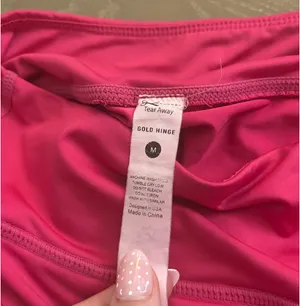 Gold Hinge Pleated Tennis Skirt with Built-In Tennis Shorts Pink thumbnail 4